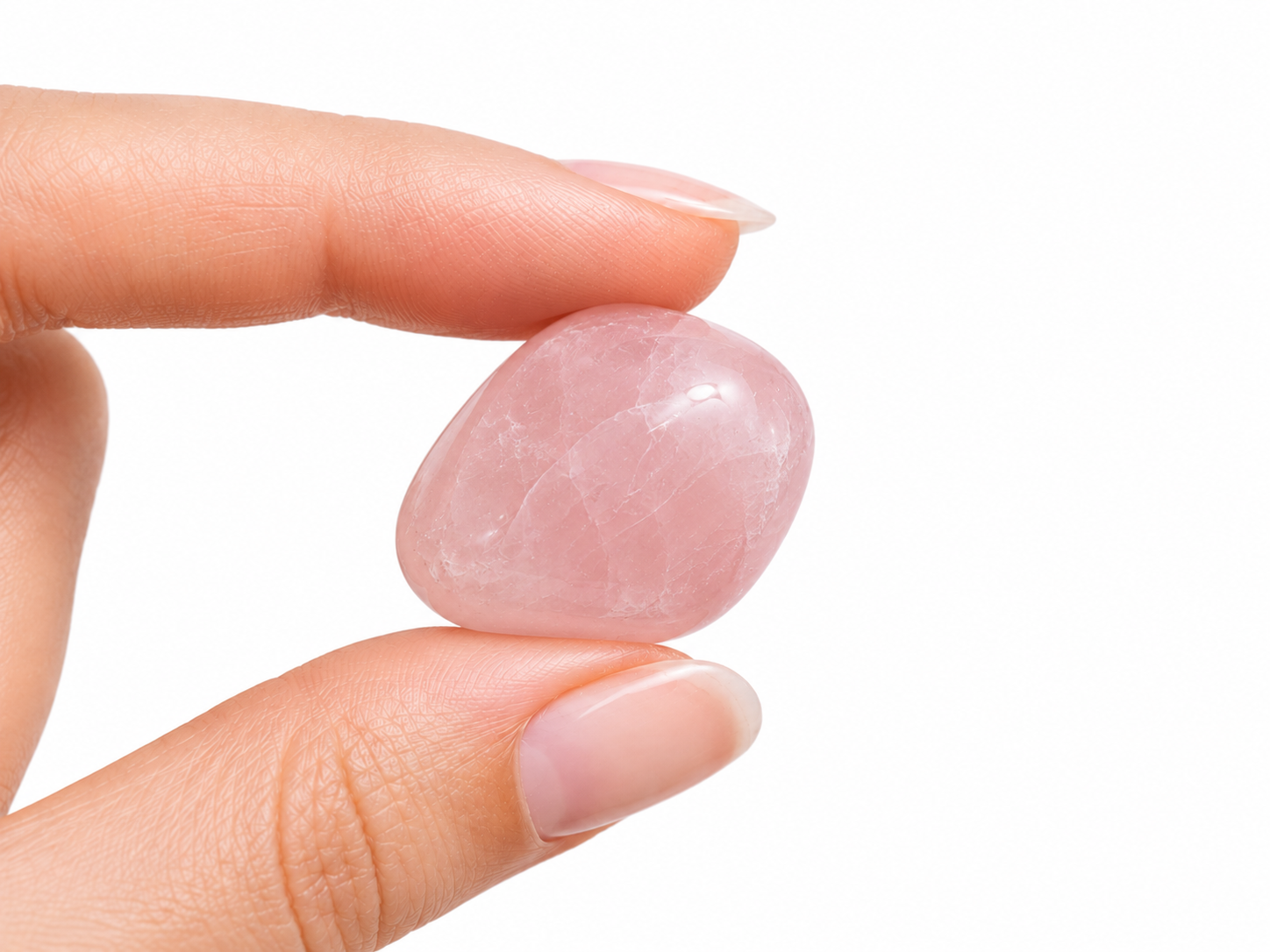 Quarzo Rosa Pietra Levigata e Burattata