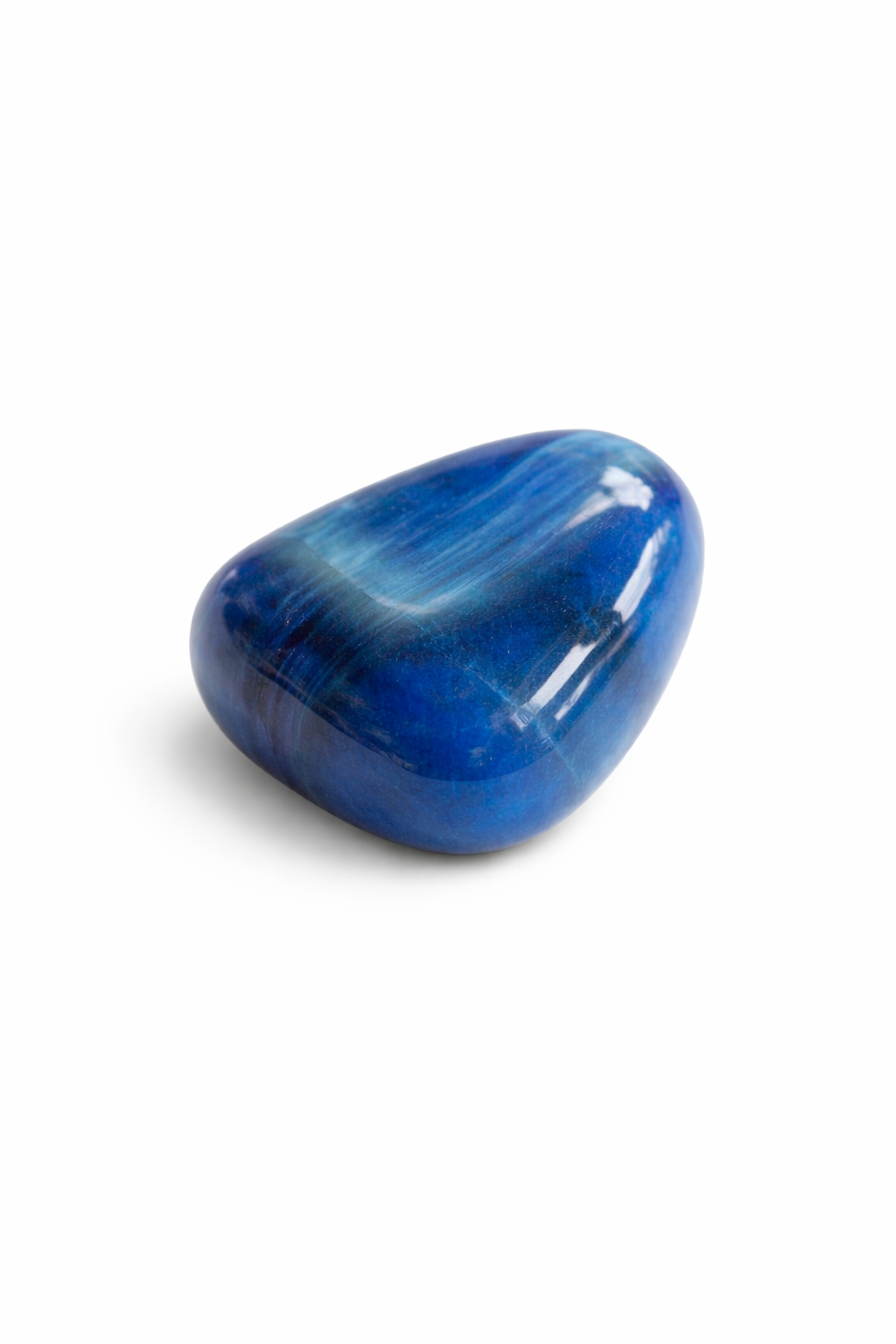 Agata Blu Pietra Levigata e Burattata
