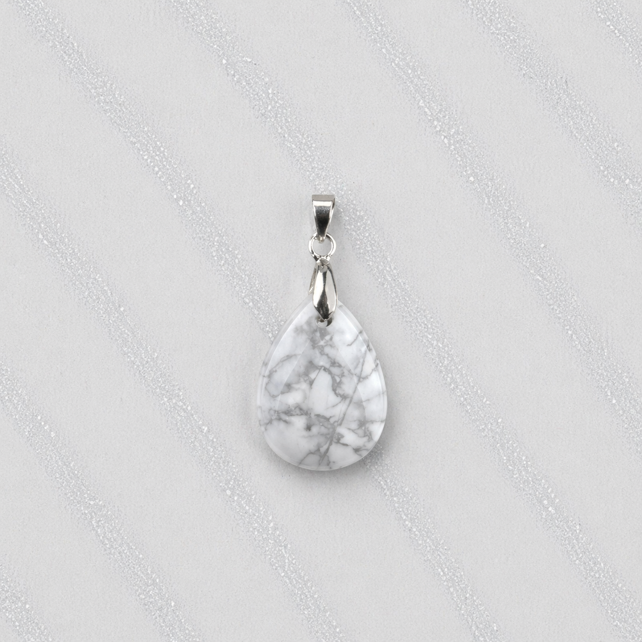 Ciondolo in Howlite Naturale