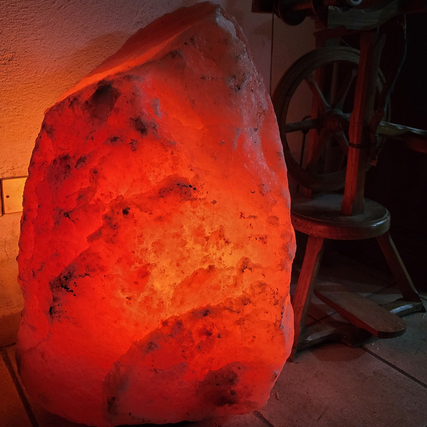 Lampada Gigante in Sale Rosa Himalayano (60 Kg. circa)