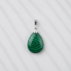 Ciondolo in Malachite Naturale