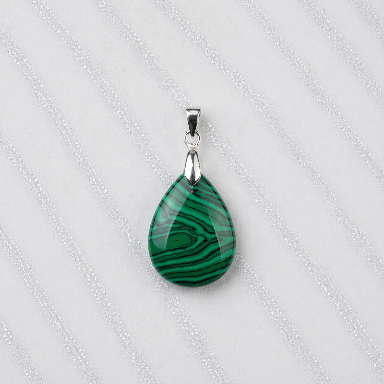 Ciondolo in Malachite Naturale