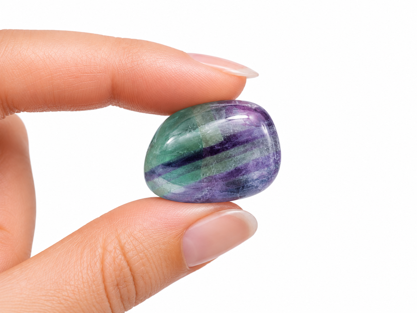 Fluorite Pietra Levigata e Burattata
