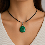 Ciondolo in Malachite Naturale