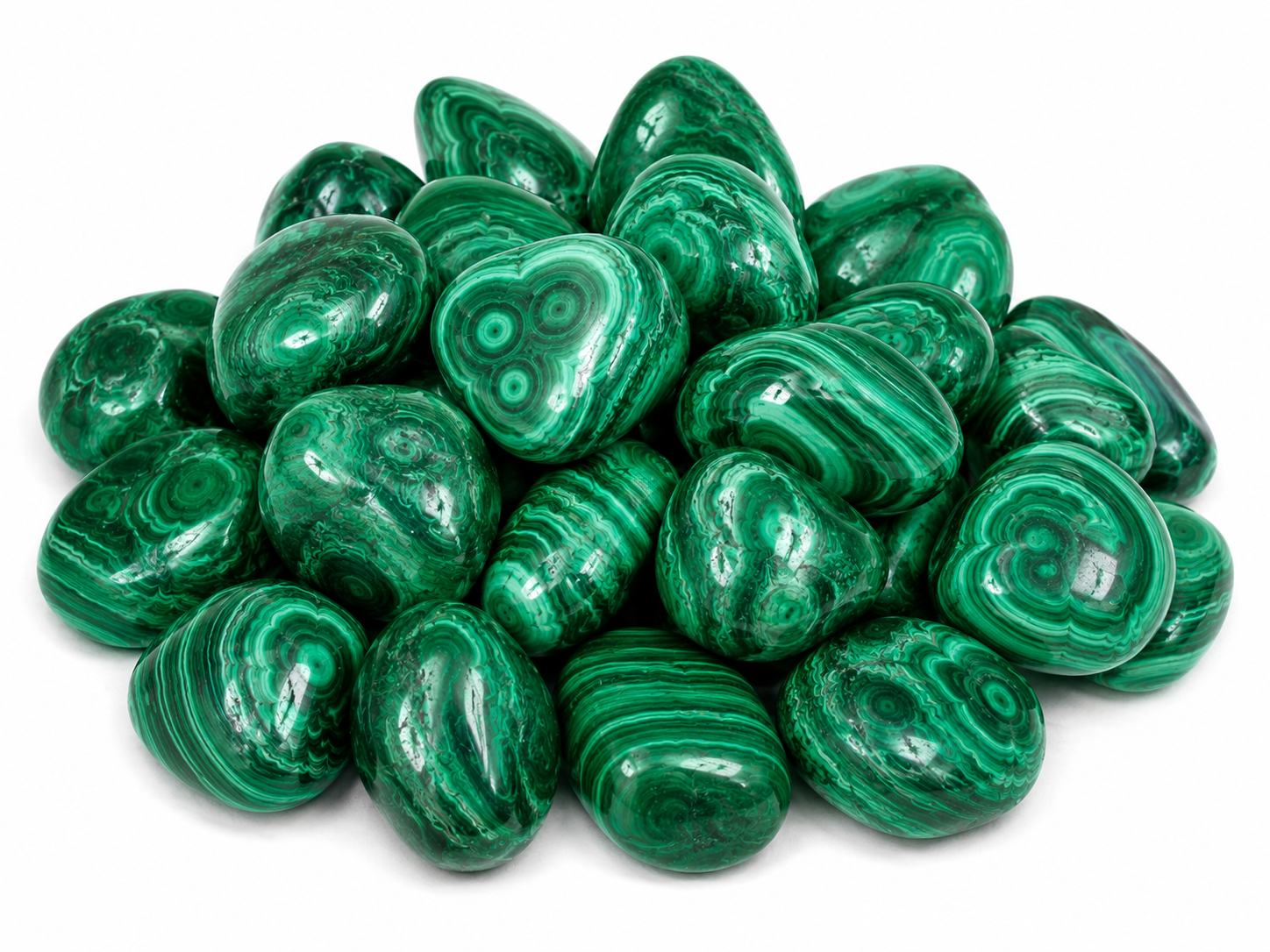 Malachite Pietra Levigata e Burattata