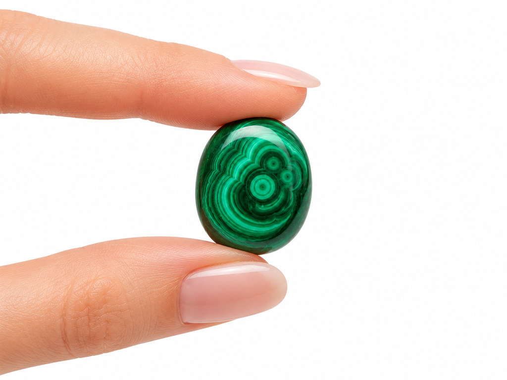 Malachite Pietra Levigata e Burattata