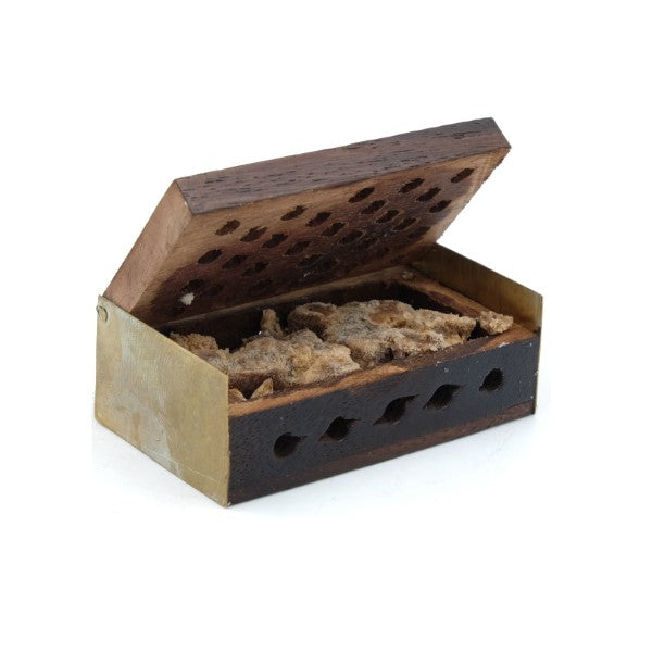 Ambra "kashmir" in scatolina di legno gr.10