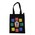 Borsa Tote Nera con soggetti Tibetani 13 - Bandierine Tibetane 2