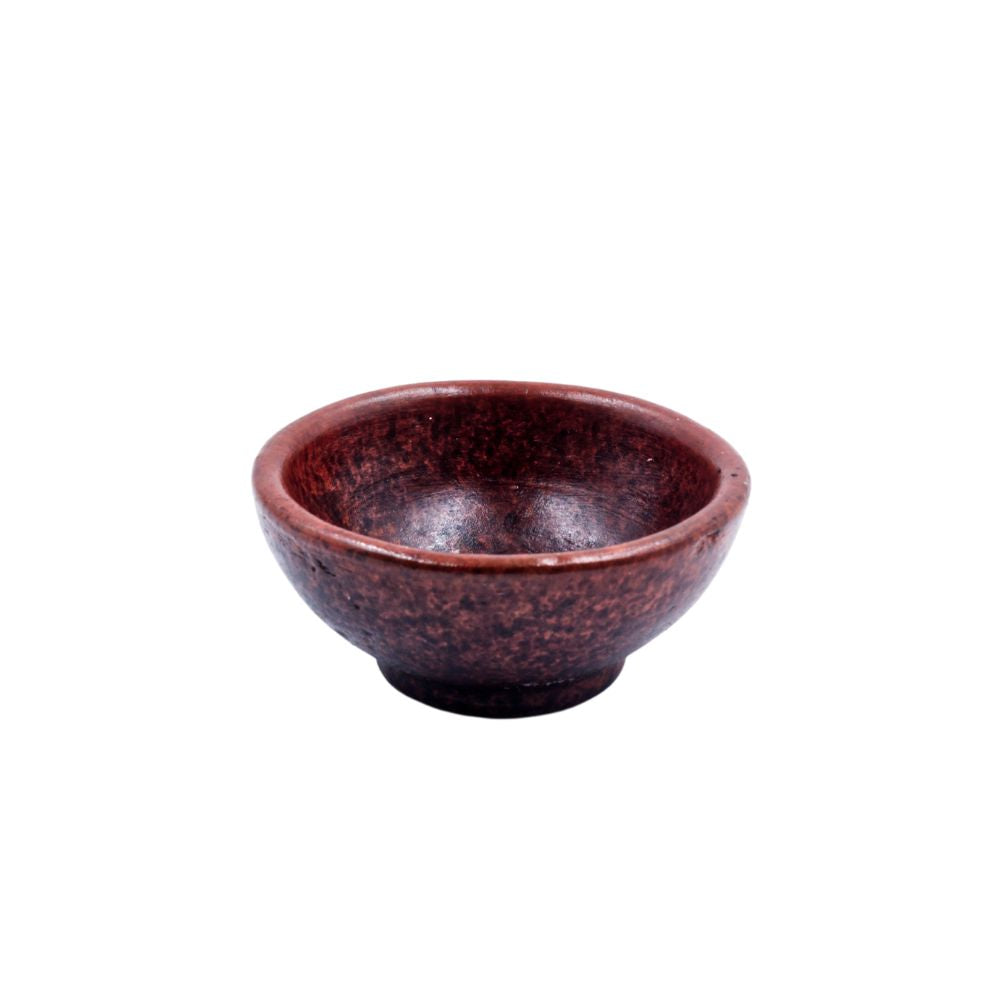 Set di 5 Ciotole in Terracotta Ø cm 7,0x3,5 Marrone