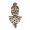 TESTA di BUDDA in LEGNO