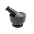 Mortaio e Pestello per Resine in Pietra Nera cm.9x6,5