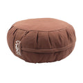 Cuscino Zafu "ANIMA" sfoderabile con Bio Kapok - 03-Marrone Noce Americano