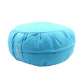 Cuscino Zafu "ANIMA" sfoderabile con Bio Kapok - 06-Azzurro Mare