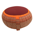 Cuscino Zafu "ANIMA" per Meditazione e Yoga con Maniglia cm.40 - 08 - Bordeux-Arancione