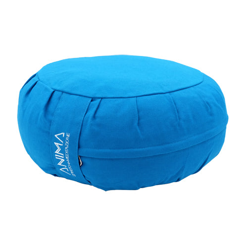 Cuscino "ANIMA" sfoderabile con Pula di semi vari - 06-Azzurro Mare