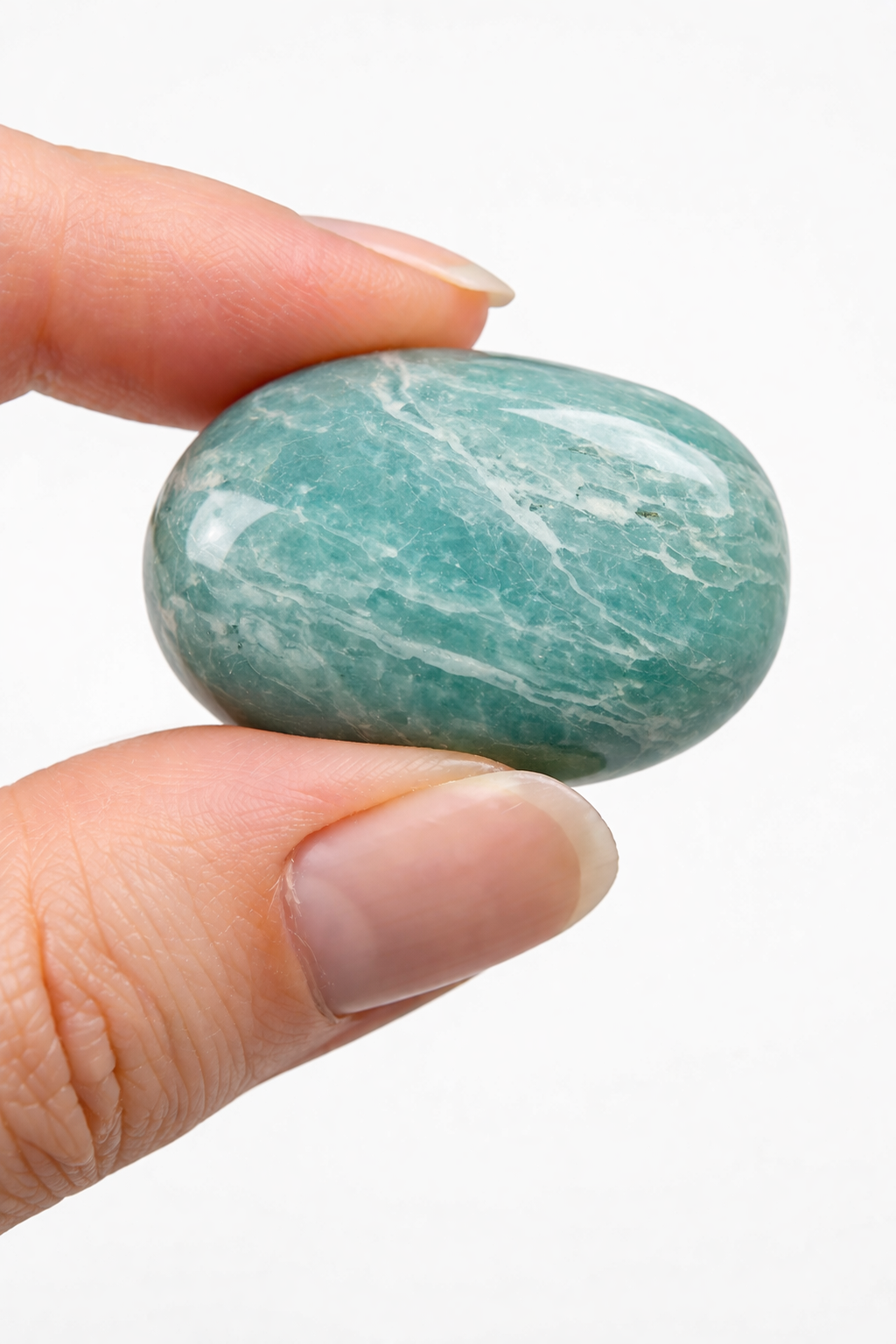 Amazzonite Pietra Levigata e Burattata