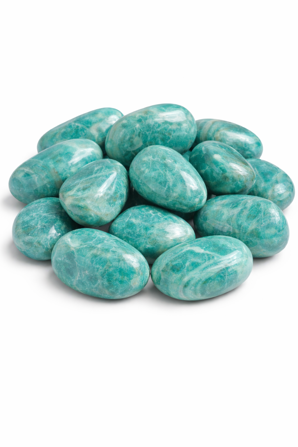 Amazzonite Pietra Levigata e Burattata