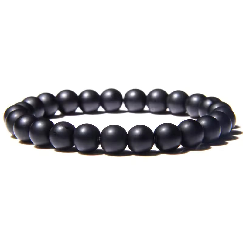 Bracciale Naturale Agata Nera