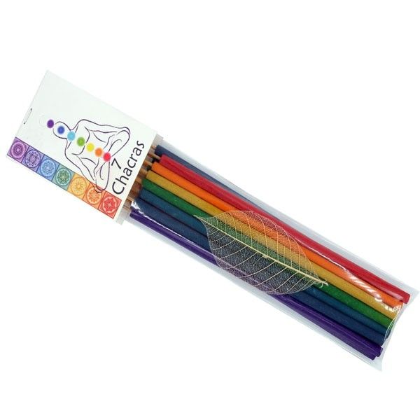 Bastoncini aromatici 7 chakra 14 pz.