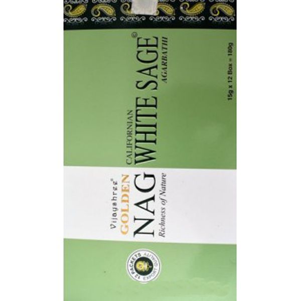 Golden Nag WHITE SAGE 12 bustine da 15 grammi
