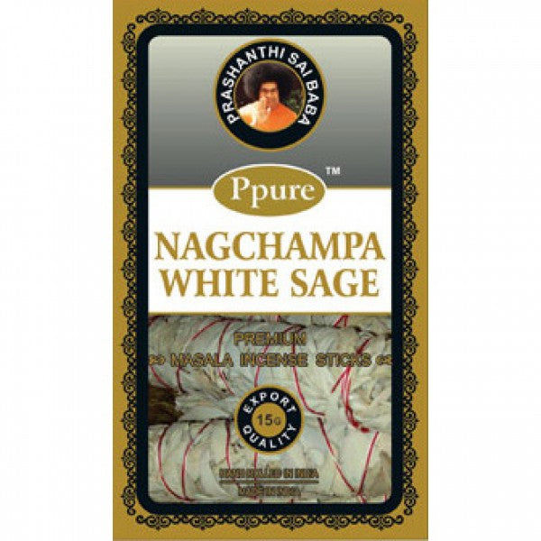 Incenso Indiano PPURE WHITE SAGE 12 bustine