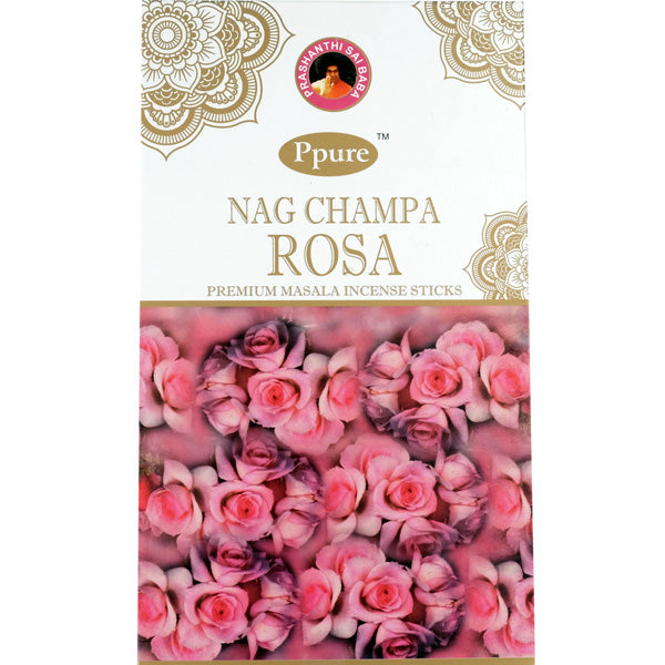 Incenso Indiano PPURE ROSA 12 bustine