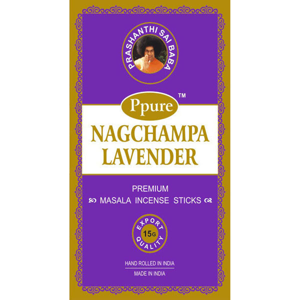 Incenso Indiano PPURE LAVENDER 12 bustine