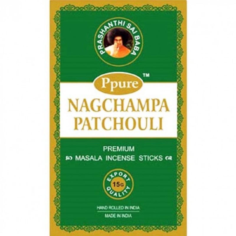 Incenso Indiano PPURE PPURE PATCHOULY 12 bustine