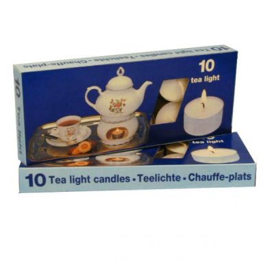 Lumini (Tea Light) in Scatola da 10 Pezzi