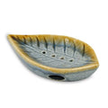 PORTASAPONE "FOGLIA" IN CERAMICA CM.15X9 MIX COLOUR