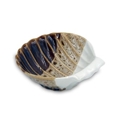 PORTASAPONE "CONCHIGLIA" IN CERAMICA CM.10X10 MIX COLOUR