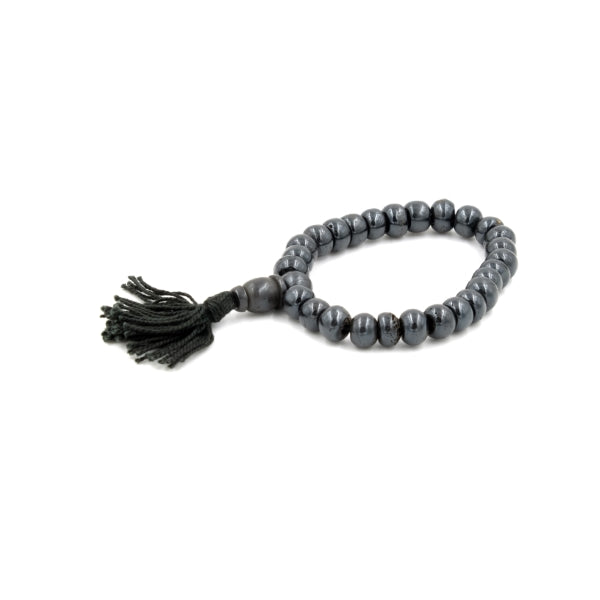 Braccialetto tibetano in osso nero