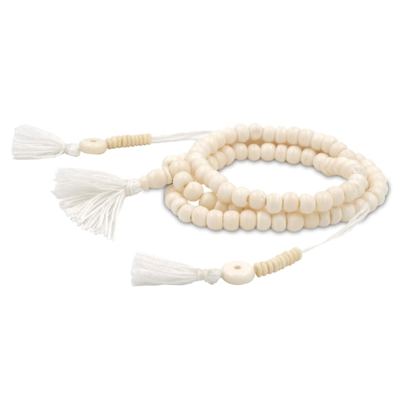 Mala Tibetano con Osso Bianco