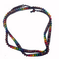 Collana/bracciale 7 Chackra a 4 file