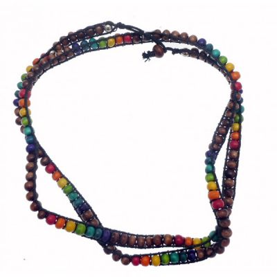 Collana/bracciale 7 Chackra a 4 file