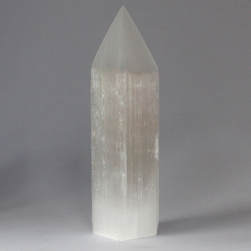 Torre in Selenite a Punta 20 cm