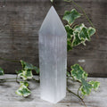 Torre in Selenite a Punta 20 cm
