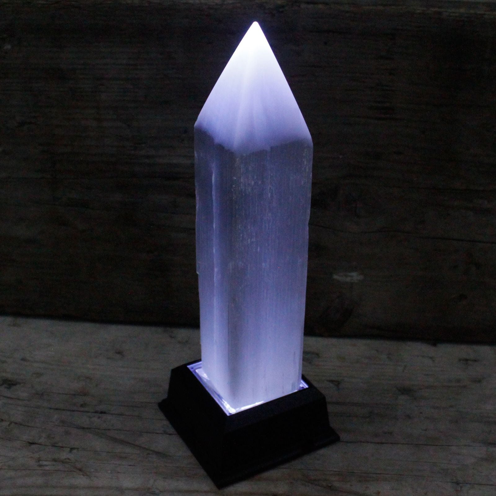 Torre in Selenite a Punta 20 cm