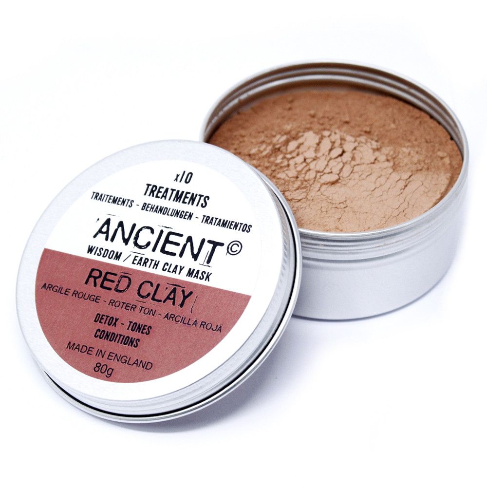 Maschera Per il Viso all'Argilla Rossa - 80g