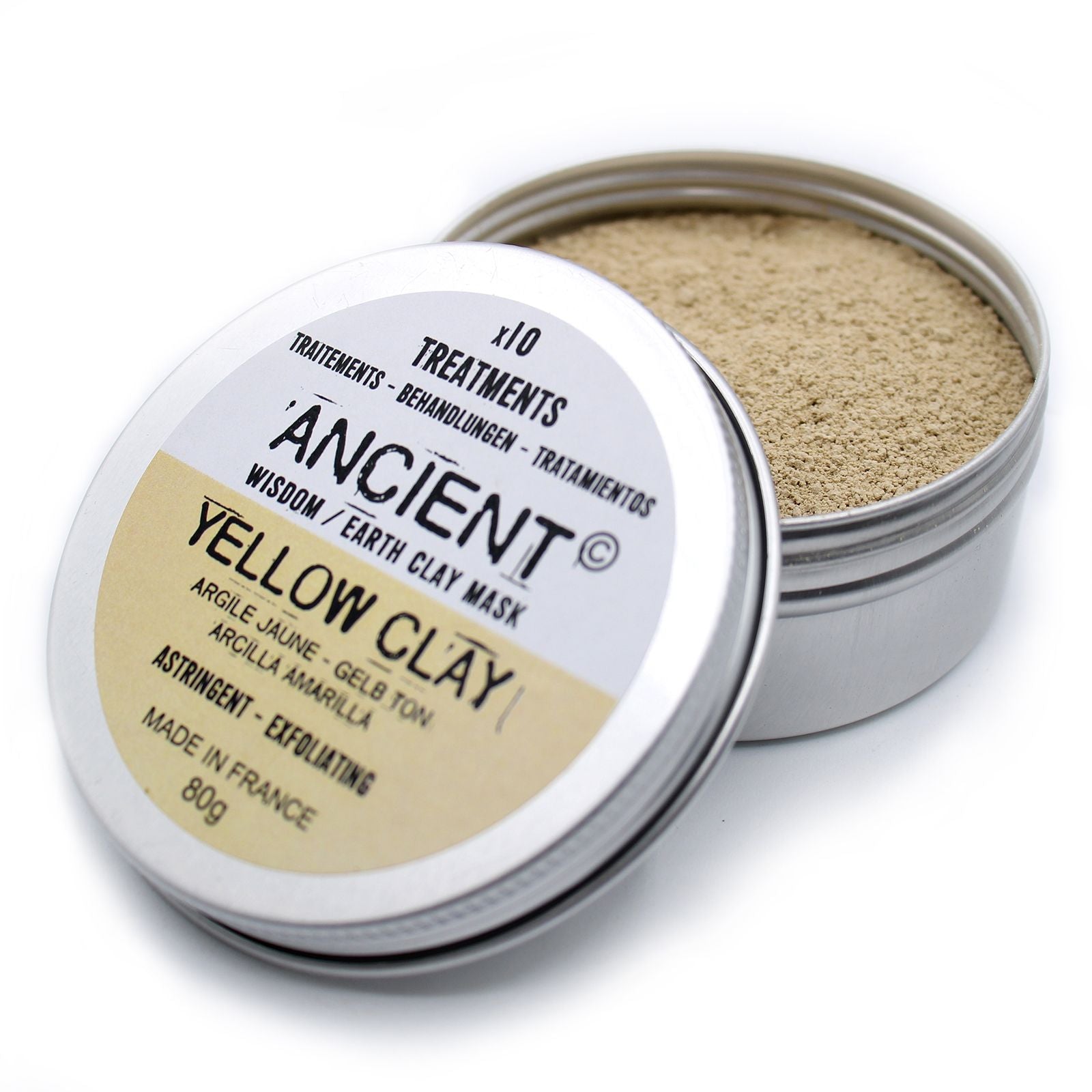 Maschera Per il Viso all'Argilla Gialla 80g