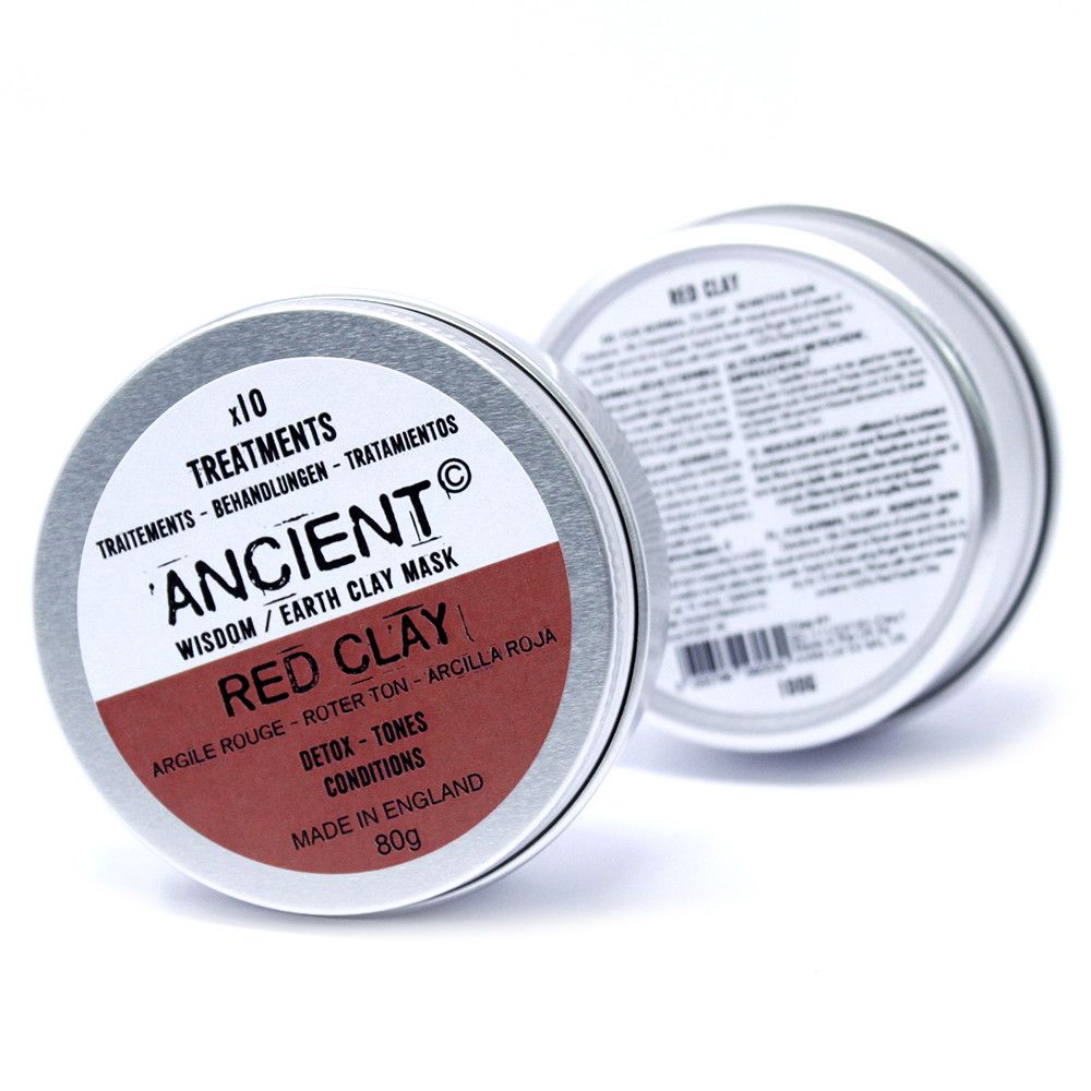 Maschera Per il Viso all'Argilla Rossa - 80g
