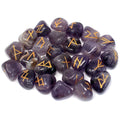 Rune Ametista Set da 25 Rune con Sacca Personalizzata