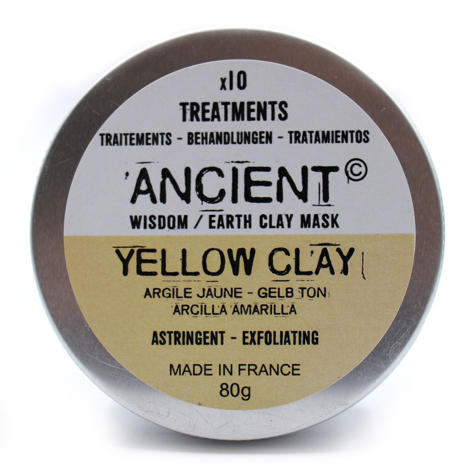 Maschera Per il Viso all'Argilla Gialla 80g