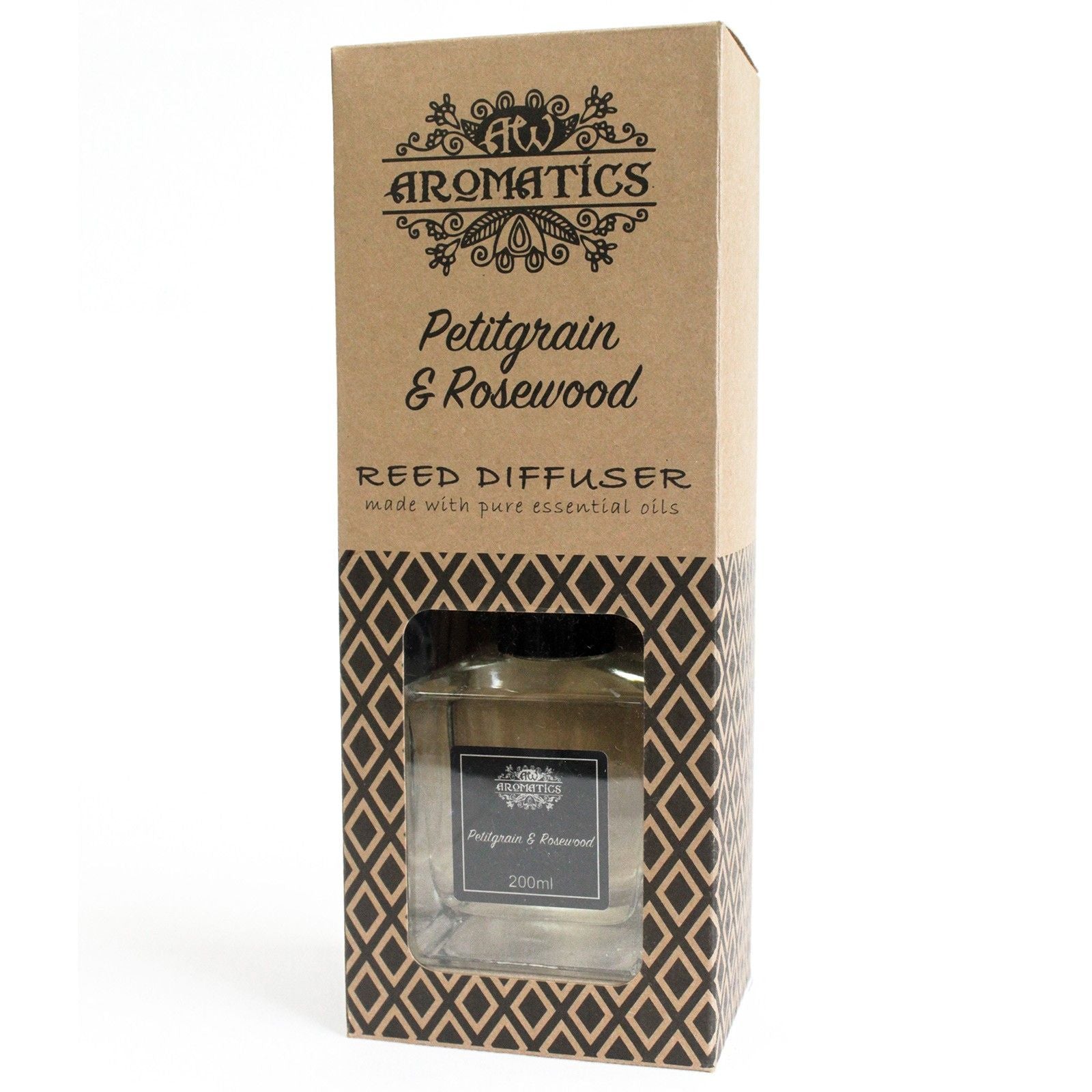 Diffusore di Olii essenziali di Petitgrain & Palissandro 200ml