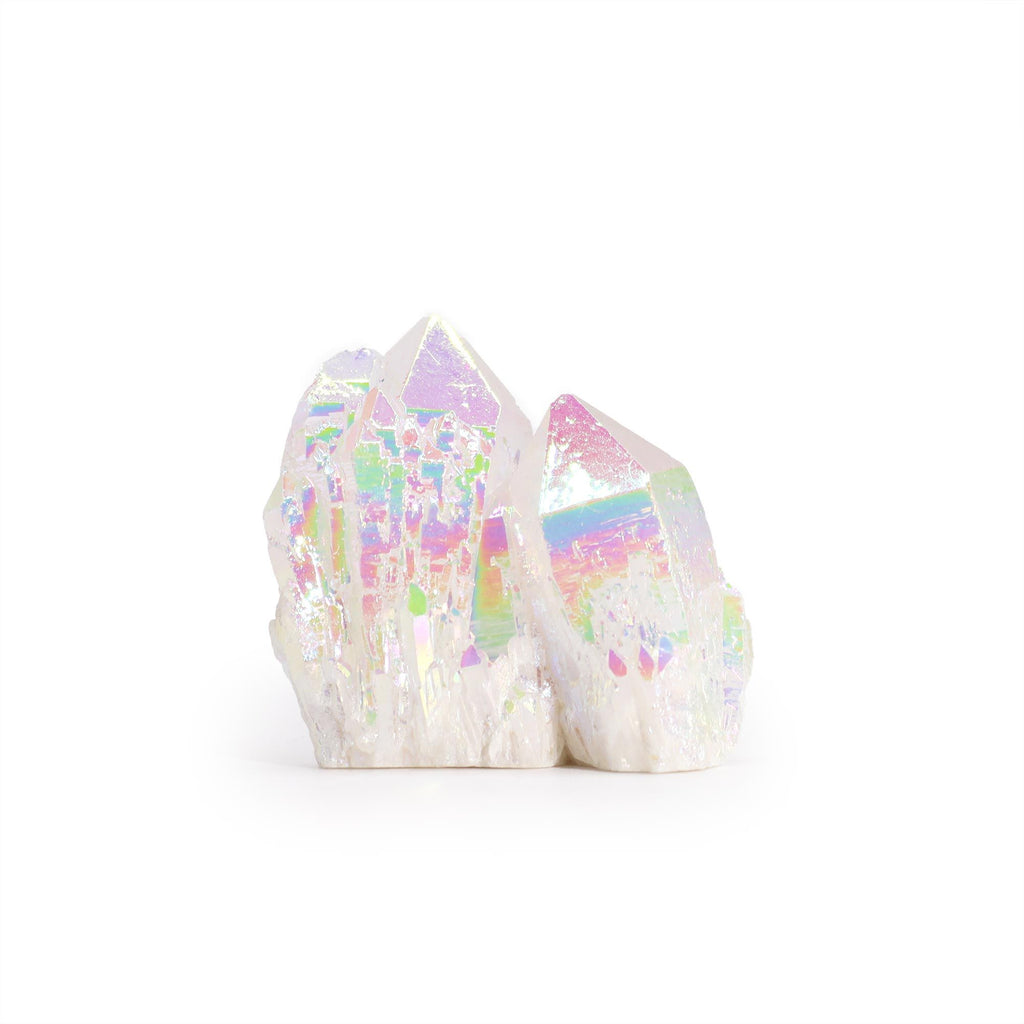 Quarzo Naturale Trattato – Aura Angel Quartz (circa 100–150 g, 7–10 cm)
