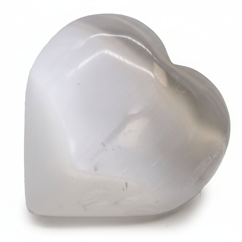 Selenite Heart - 10 cm
