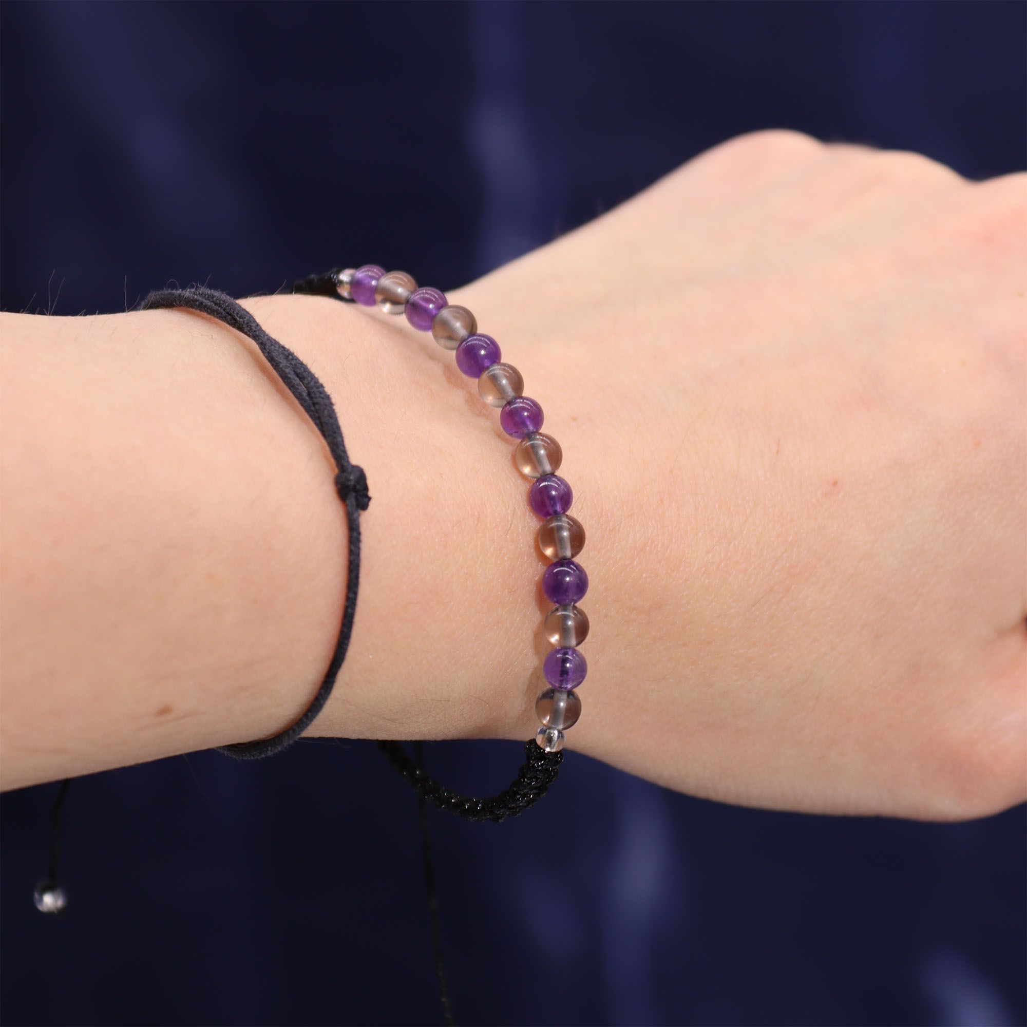 Candela Zodiacale Capricorno con Bracciale di Pietre Naturali – Fragranza Glaze Lapis Lazuli