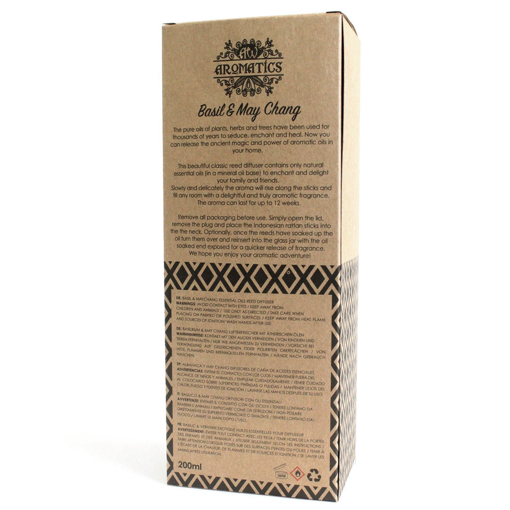 Diffusore di oli essenziali di Basilico & Maychang 200ml