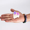 Quarzo Naturale Trattato – Aura Angel Quartz (circa 100–150 g, 7–10 cm)
