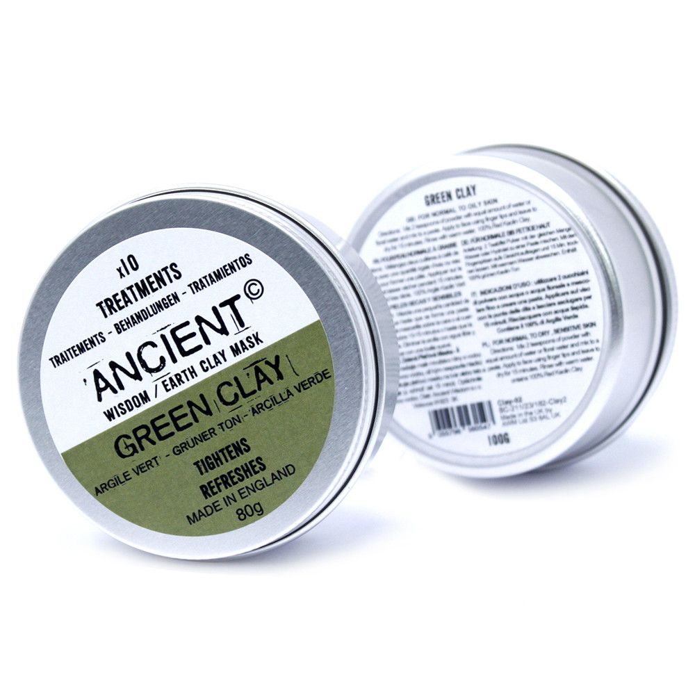 Maschera Per il Viso all'Argilla Verde 80g